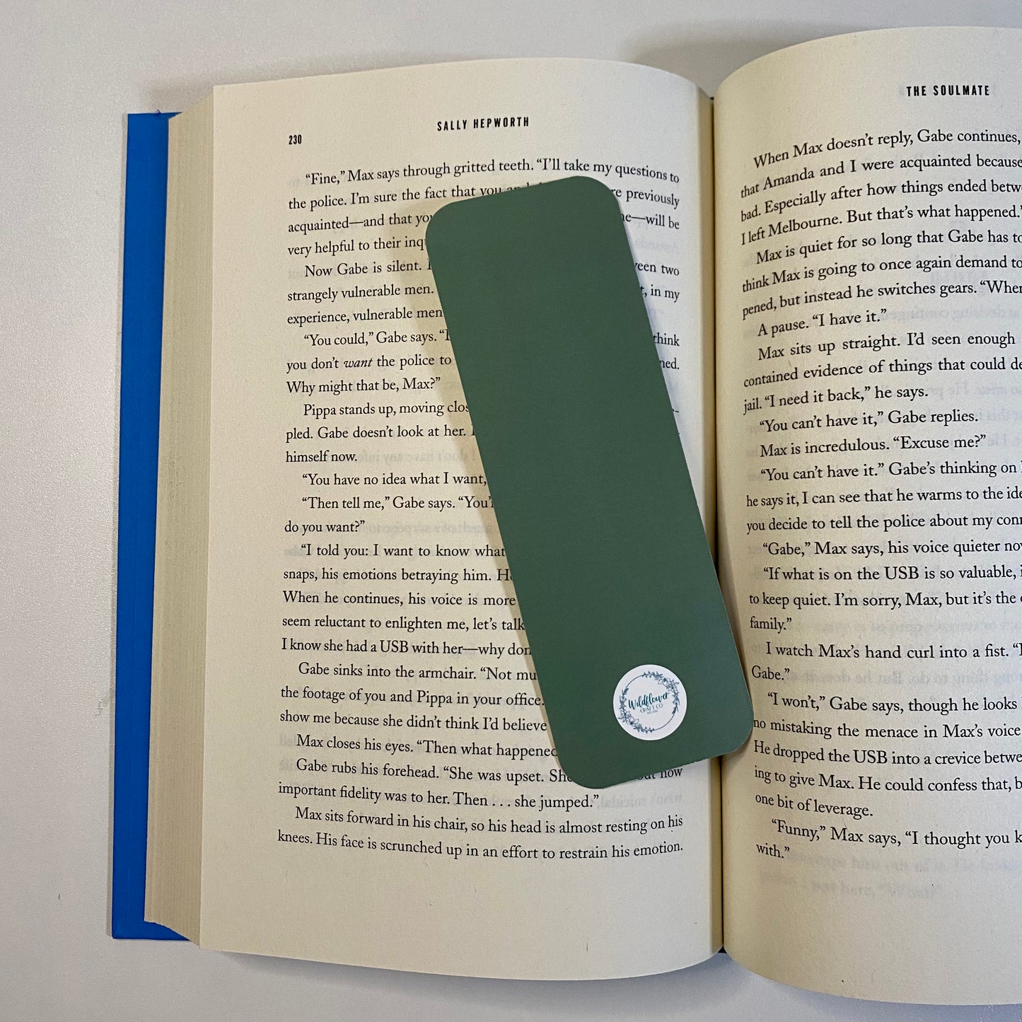 Peach Flower Bookmark