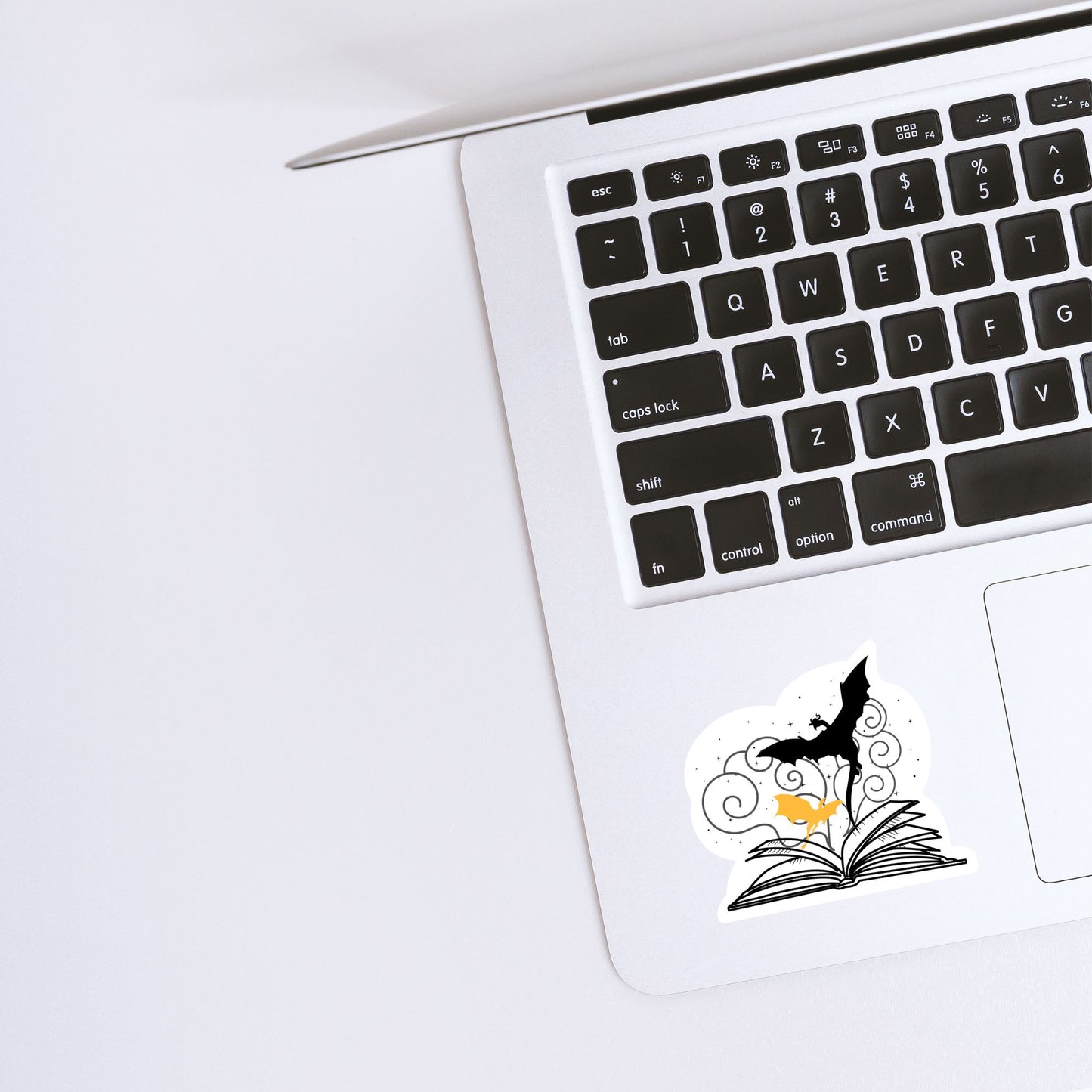Black and Gold Dragon Sticker