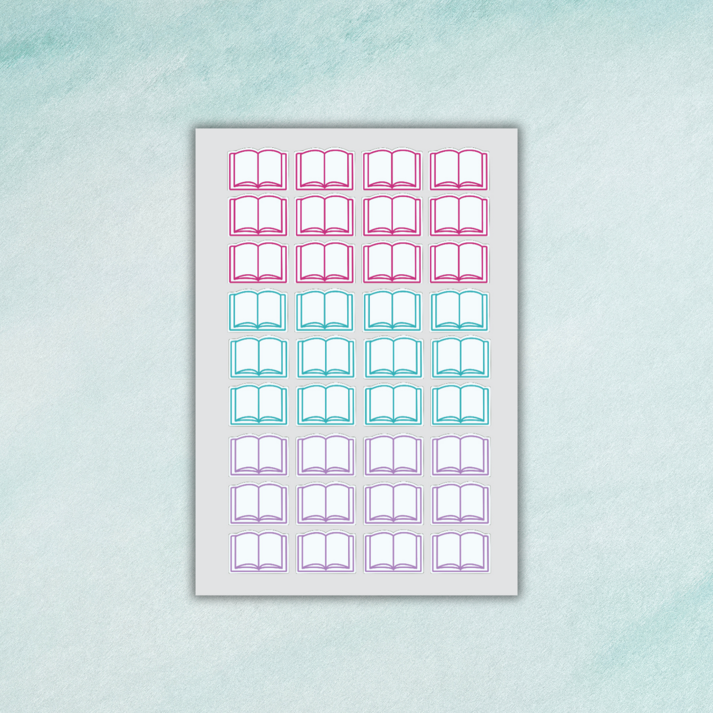Physical Book Sticker Sheet