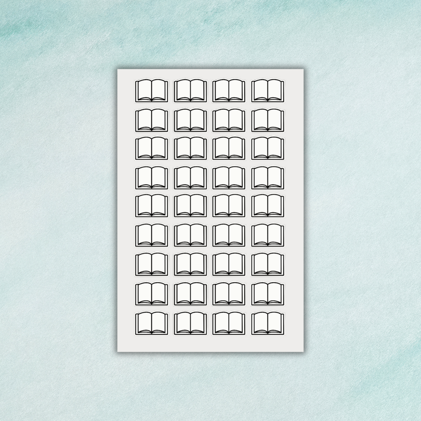 Physical Book Sticker Sheet