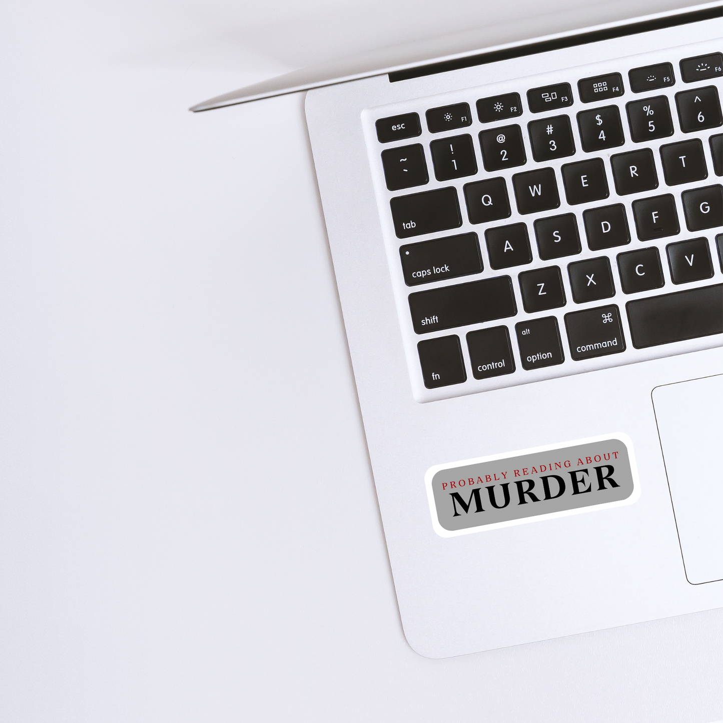 Probably Reading About Murder Sticker