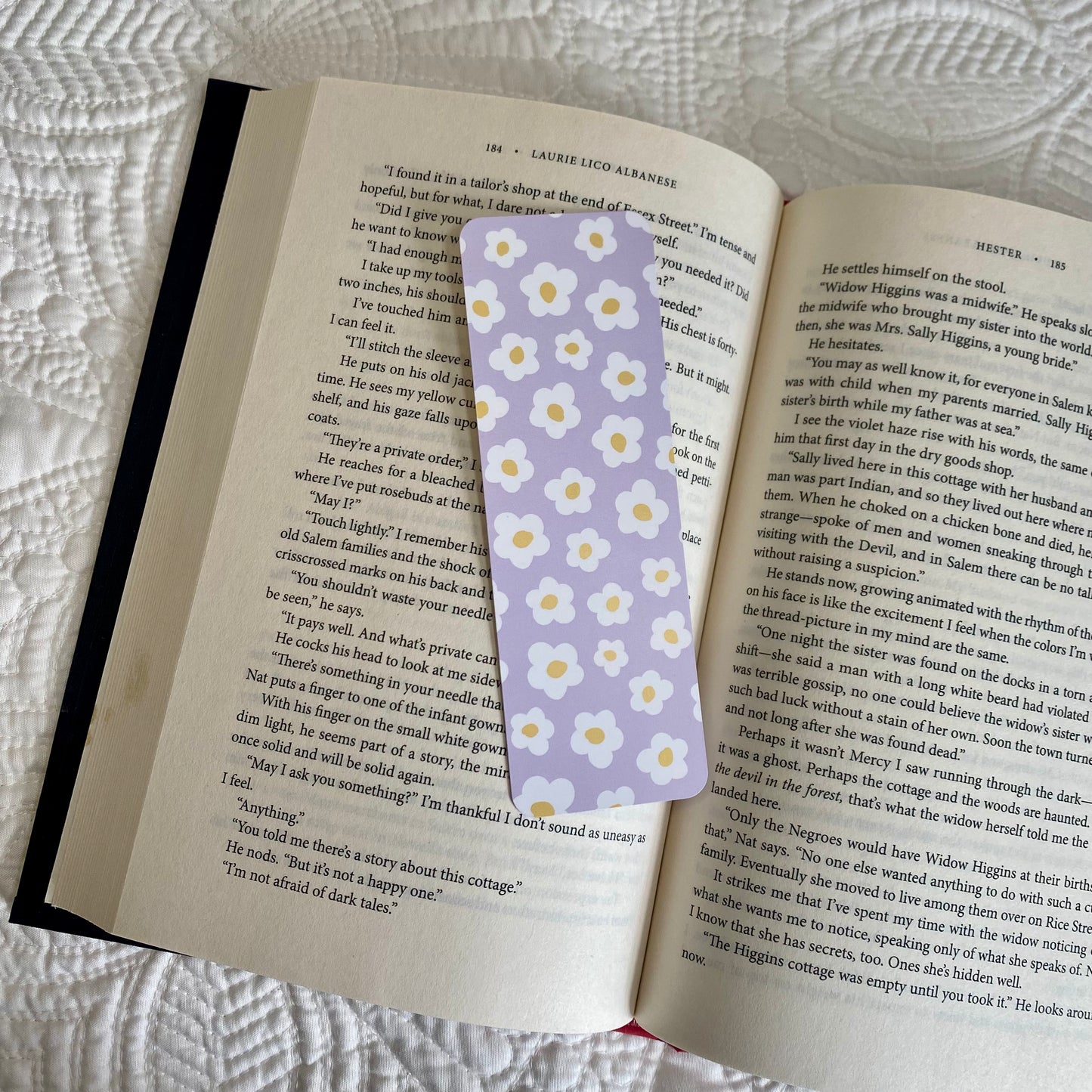 Purple Flower Bookmark