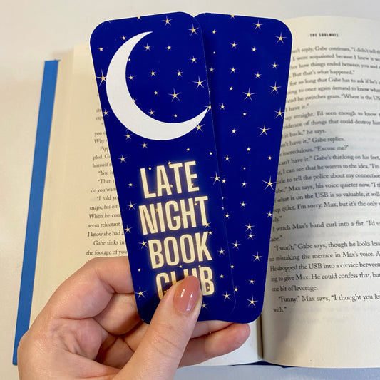 Late Night Book Club Bookmark