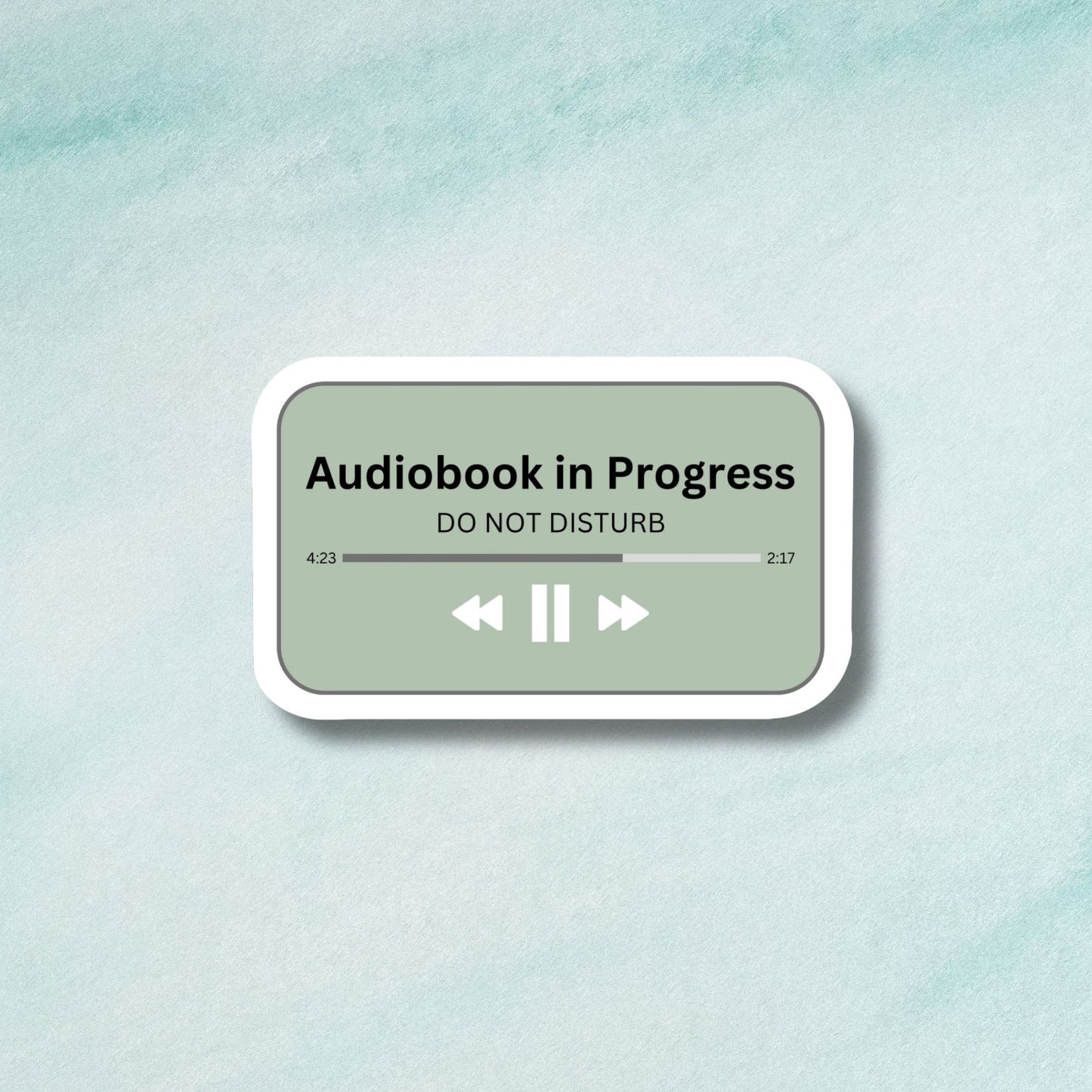 Audiobook-Do Not Disturb Sticker