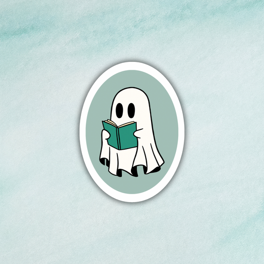 Reading Ghost Sticker