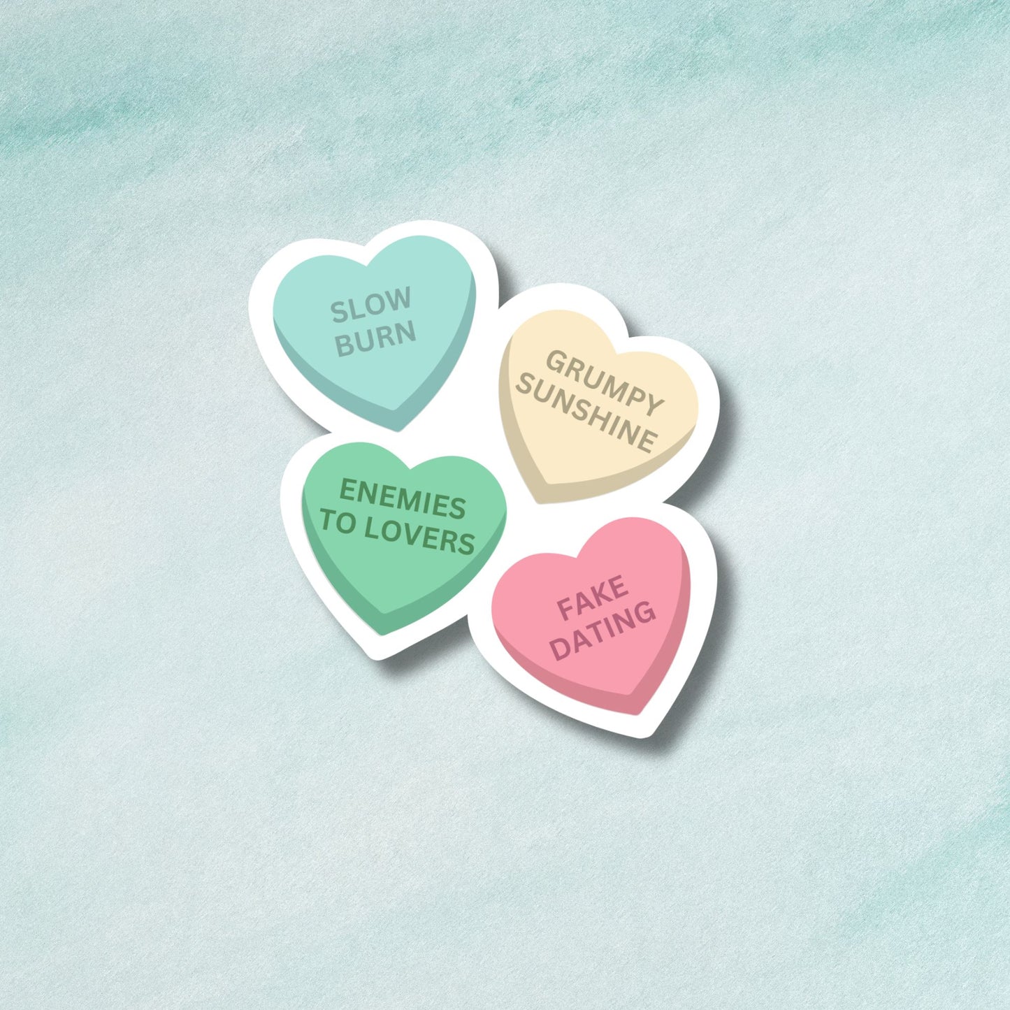 Candy Heart/Romance Trope Sticker