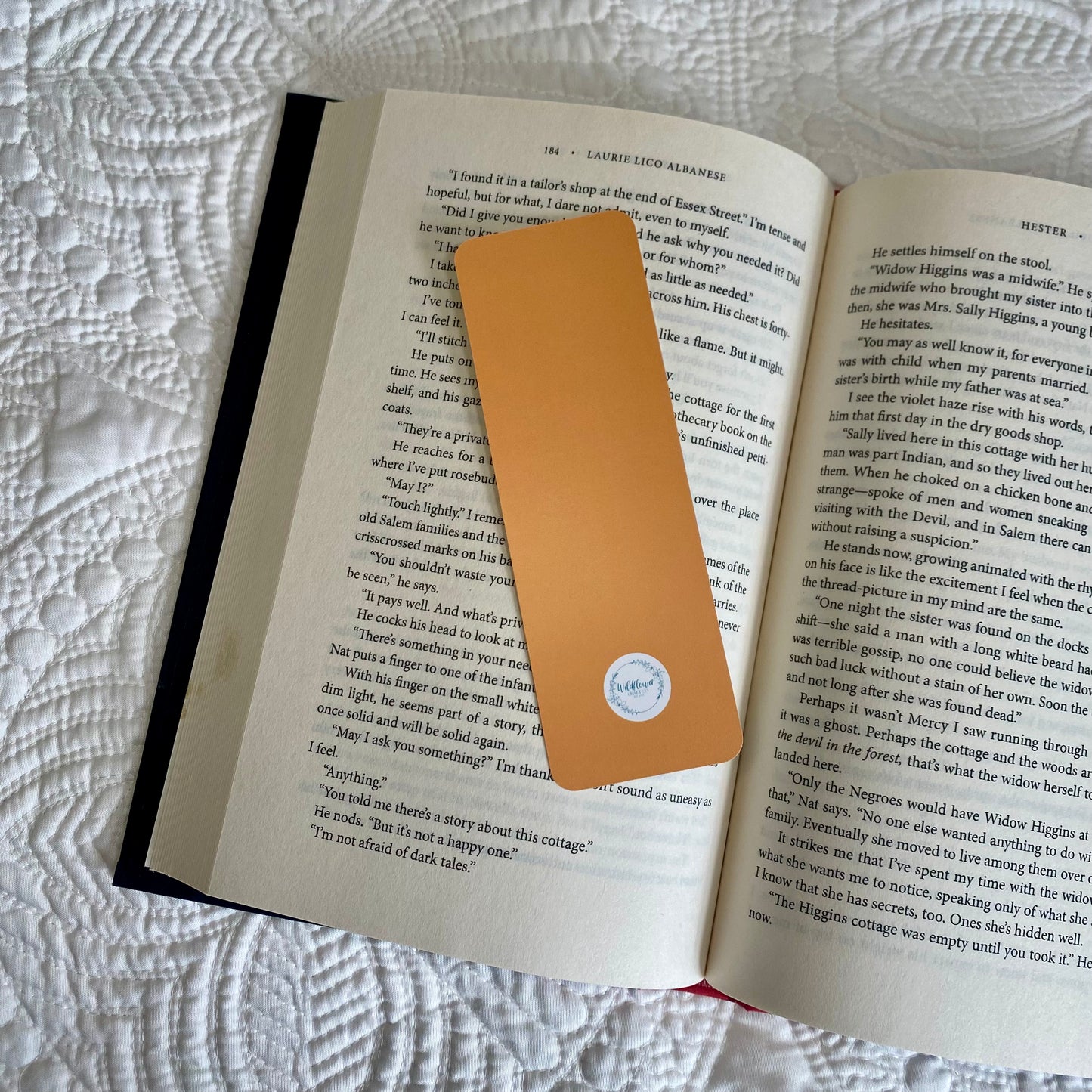 Teal Flower Bookmark