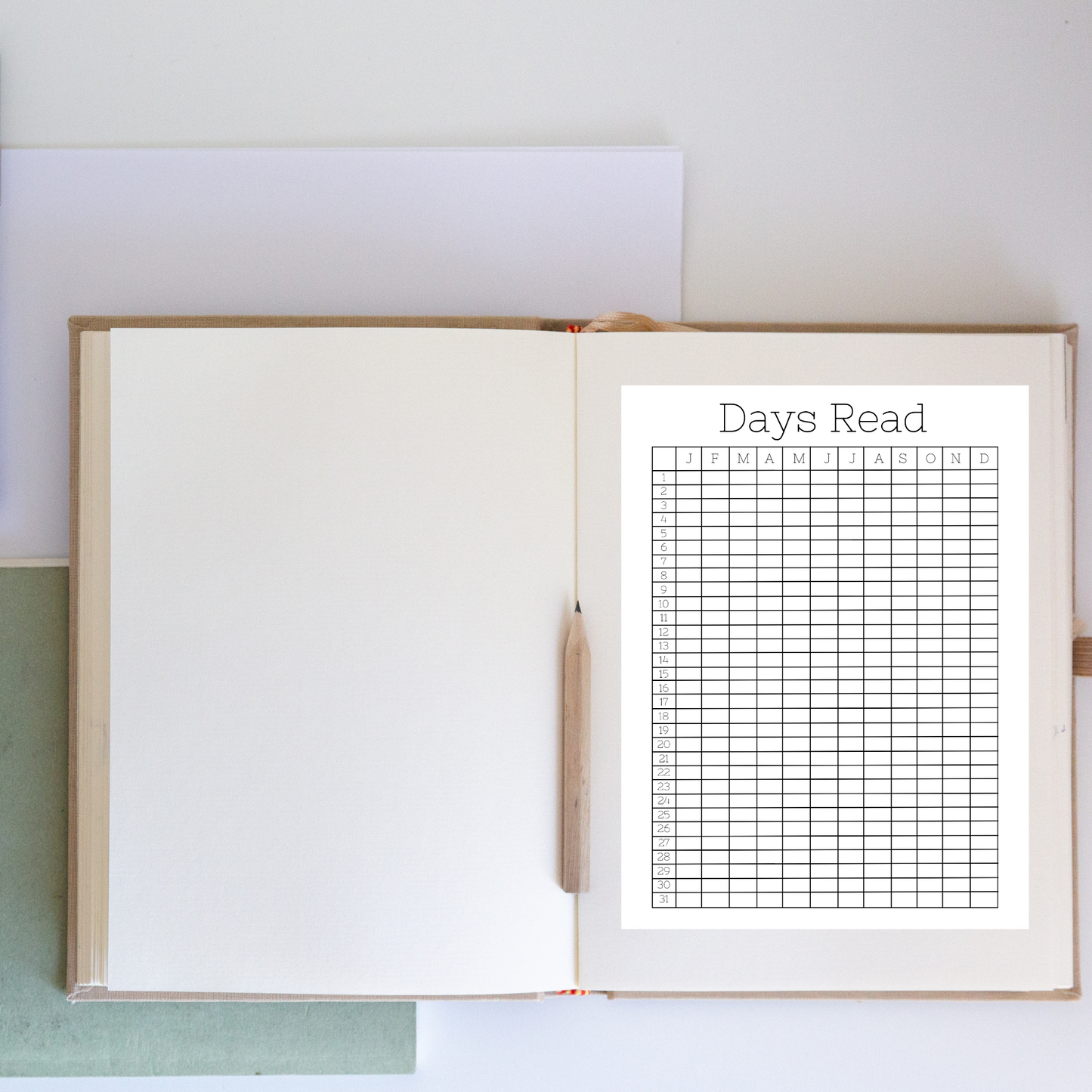 Days Read Sticker Sheet