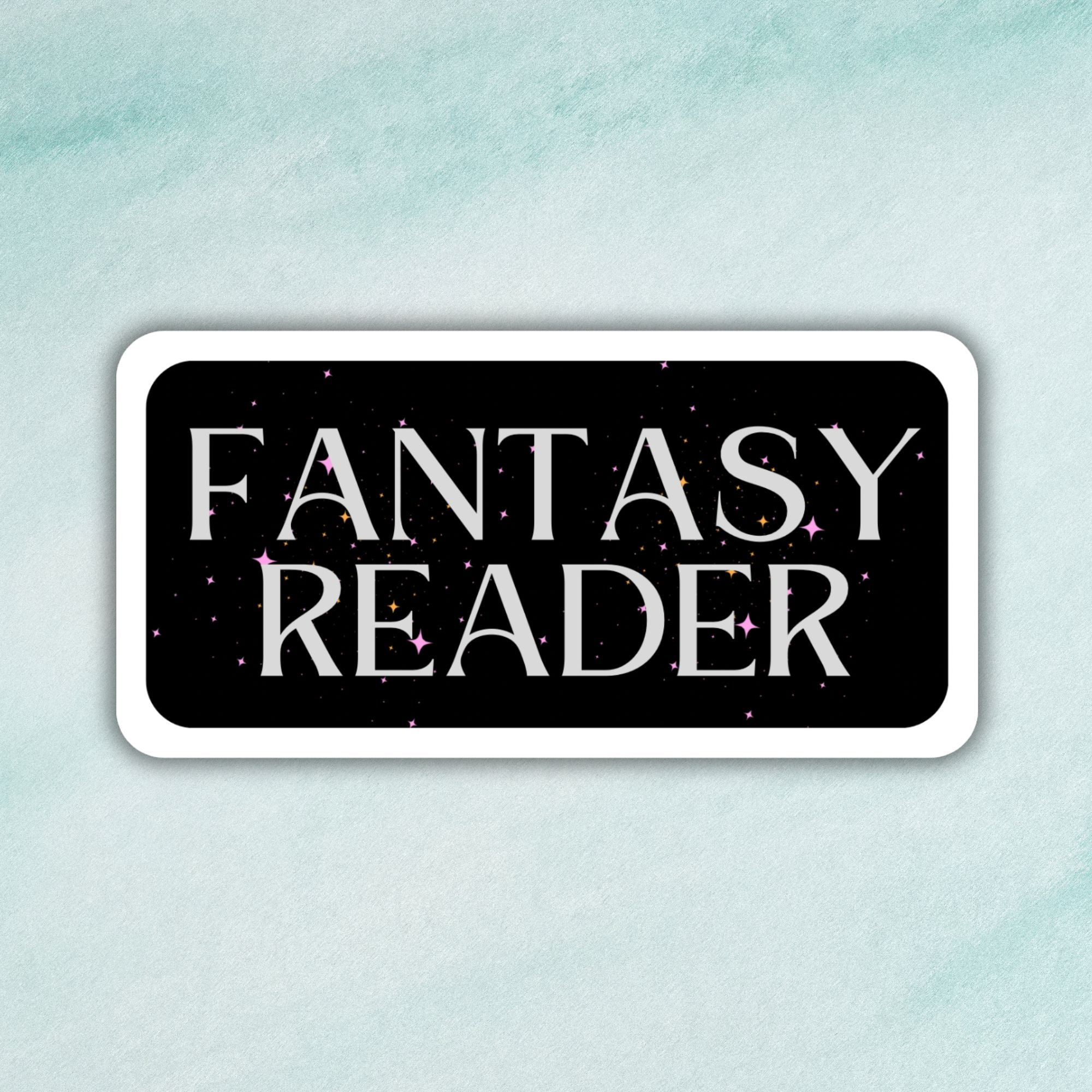 Fantasy Reader Sticker – Wildflower Craft Co