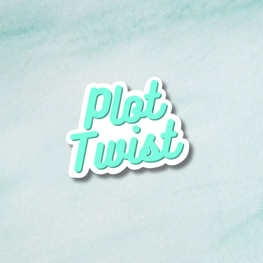 Plot Twist Sticker