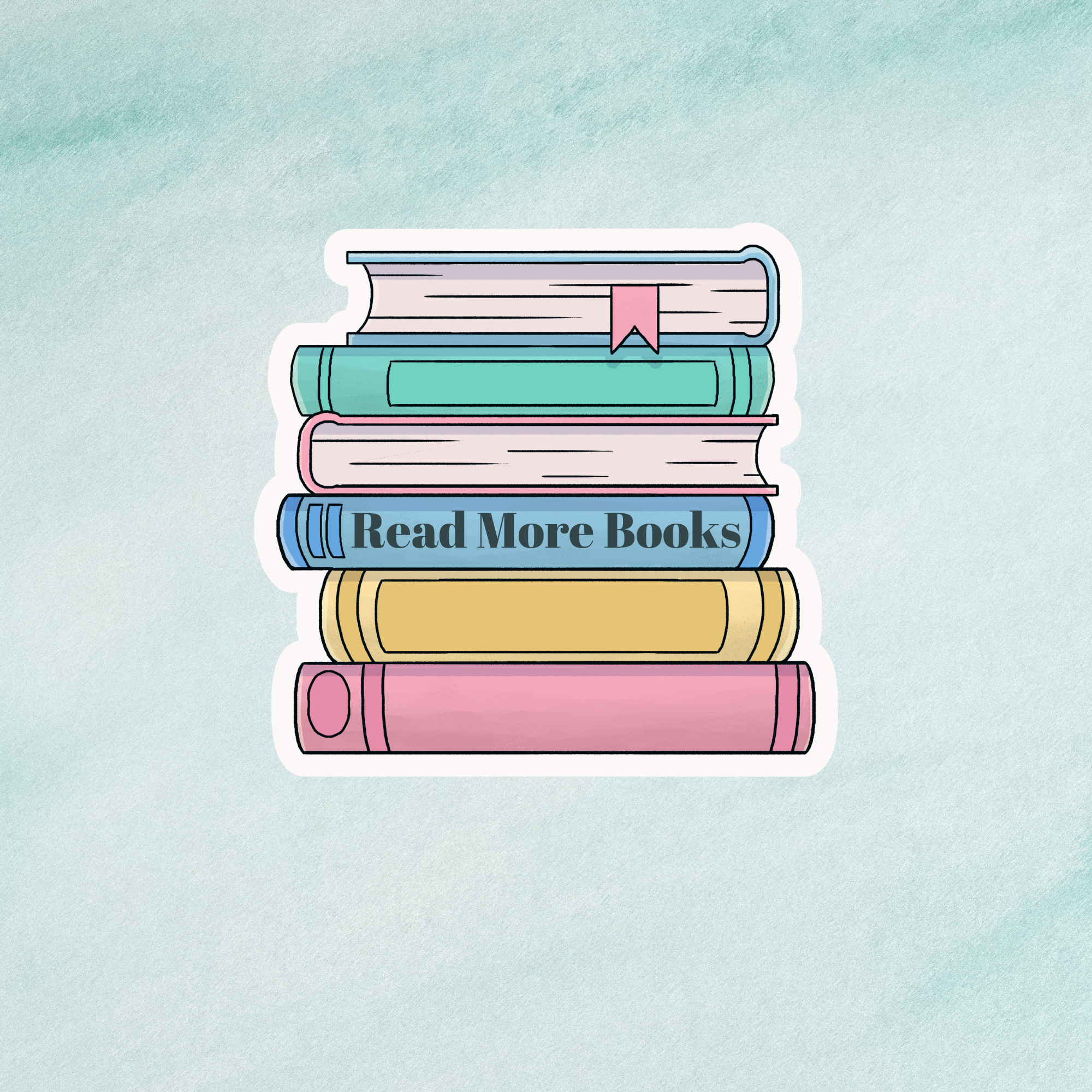 Read Beyond Sticker Read More Books Sticker – Wildflower Craft Co